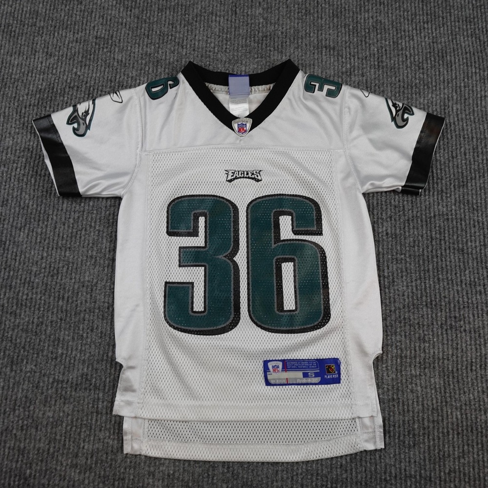 Philadelphia Eagles Reebok Brian Westbrook 36 Football Jersey Boys Small White